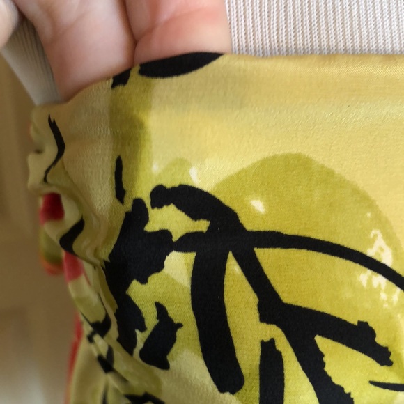 Anthropology silk strapless - Picture 4 of 13